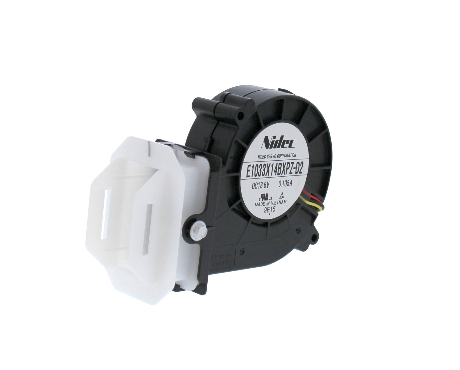 WR03F04437 - Genuine OEM GE Refrigerator Evaporator Fan Motor Assembly